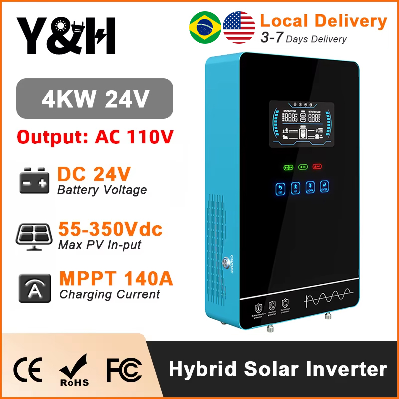 Drone Solar Charger - Y&H 4KW Hybrid-Solarwechselrichter 24V 110V reine