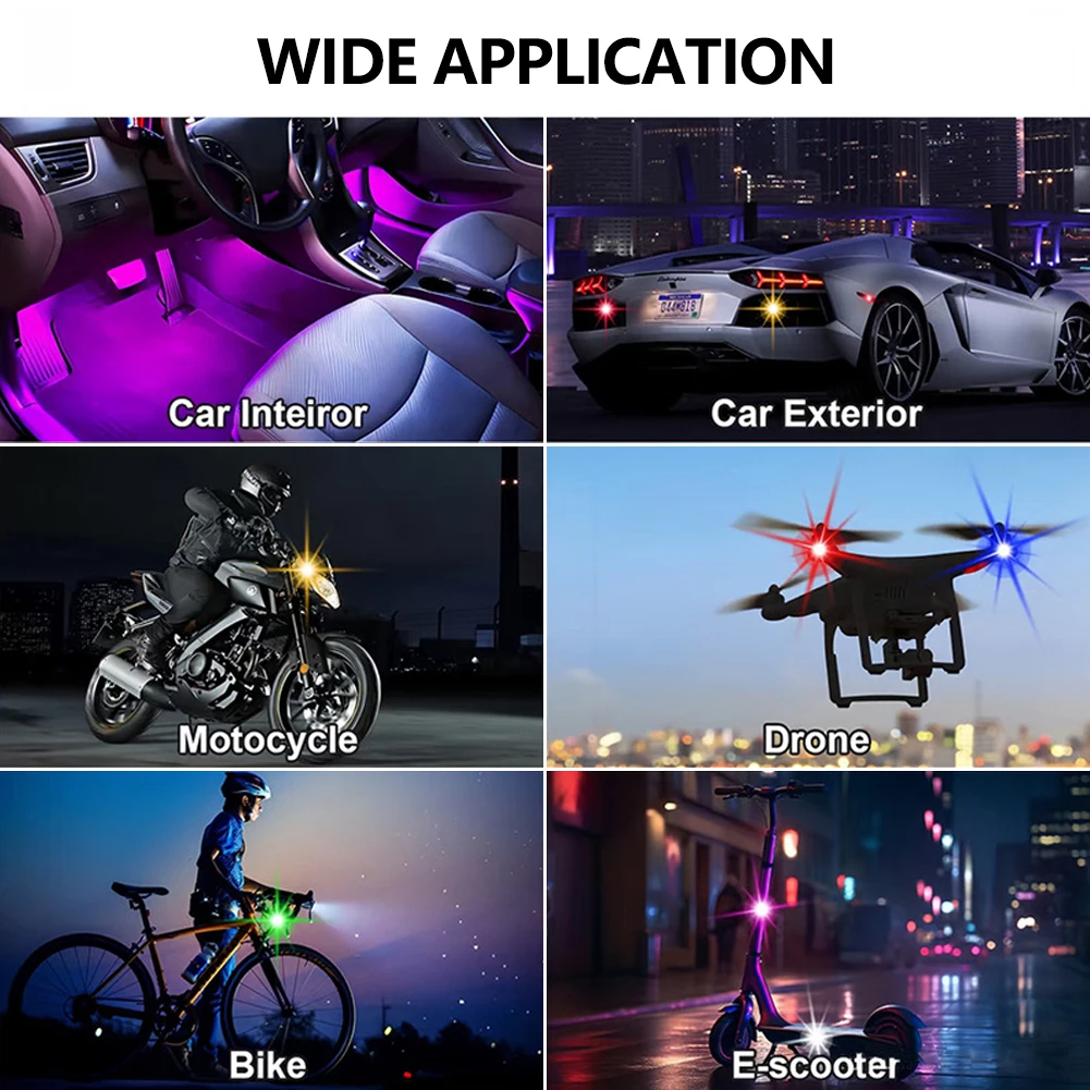 1-8 Stück USB-Aufladbare Wasse – Drone Strobe Light Bewertung und Preis