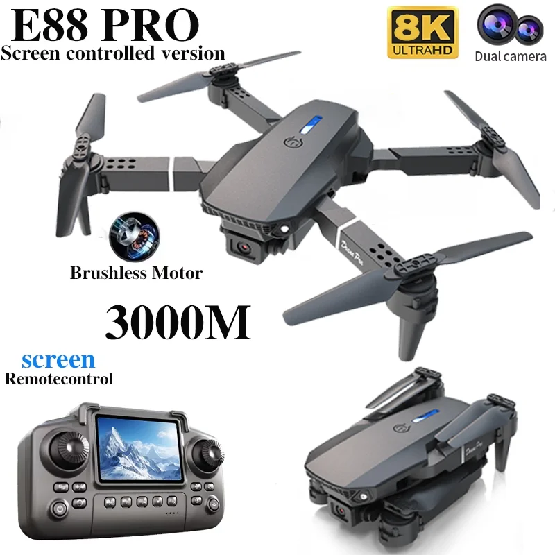 Professionelle E88 PRO Drohne  – Drone Controller Screen Bewertung und Preis